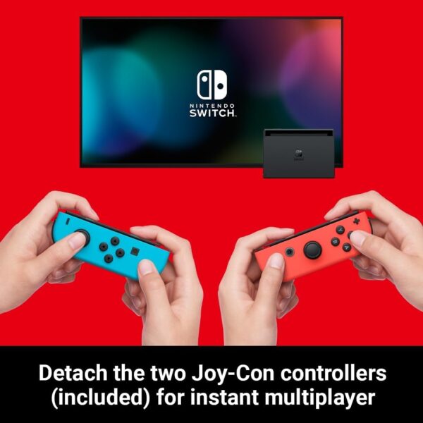 Nintendo Switch (Neon Red/Neon blue) - Image 4