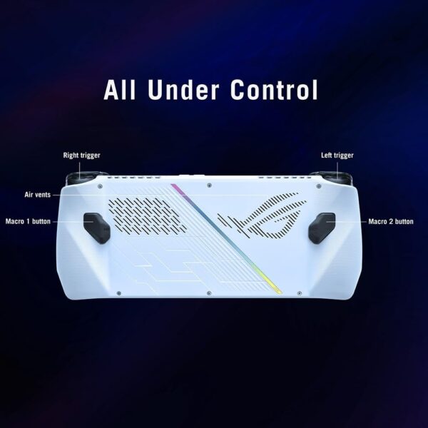 ASUS ROG Ally Handheld Gaming Console (AMD Ryzen Z1 Extreme Processor | 7" Full HD 120Hz IPS 500nits Touchscreen | 16GB RAM | 512GB PCIe SSD|AMD Radeon Graphics|Windows 11|3 Months Xbox GamePass|White - Image 3