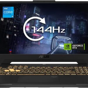 ASUS TUF F15 FX507ZCA 15.6" Full HD 144Hz Gaming Laptop (Intel i5-12500H, NVIDIA GeForce RTX 3050, 16GB RAM, 512GB PCIe SSD, Windows 11 Home)