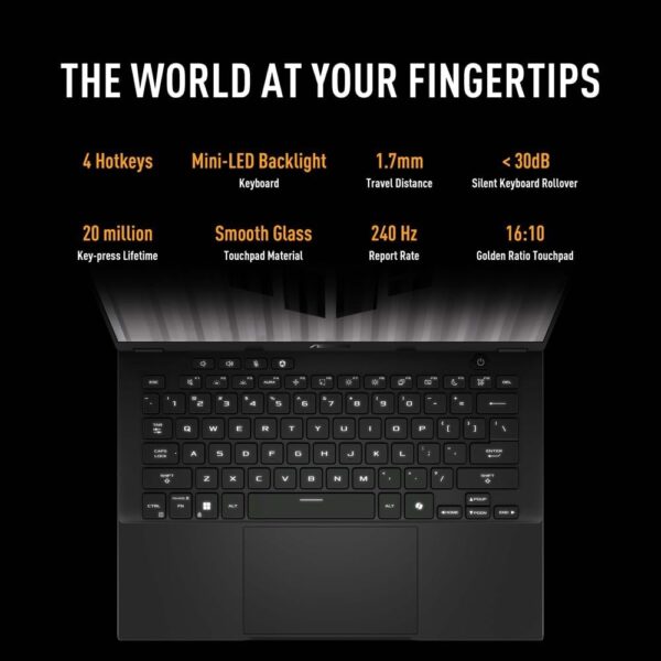 ASUS TUF F15 FX507ZCA 15.6" Full HD 144Hz Gaming Laptop (Intel i5-12500H, NVIDIA GeForce RTX 3050, 16GB RAM, 512GB PCIe SSD, Windows 11 Home) - Image 30