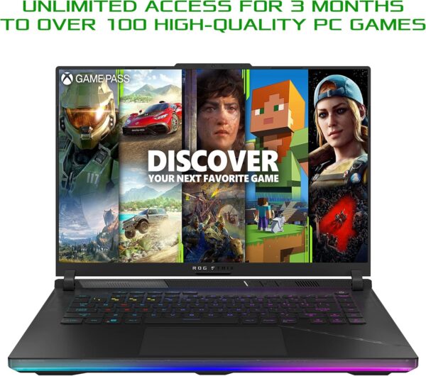 ASUS ROG Strix G614JVR 16.0" WUXGA 165Hz Gaming Laptop (Intel i9-14900HX, NVIDIA GeForce RTX 4060, 16GB RAM, 1TB PCIe SSD, Windows 11 Home - Image 10