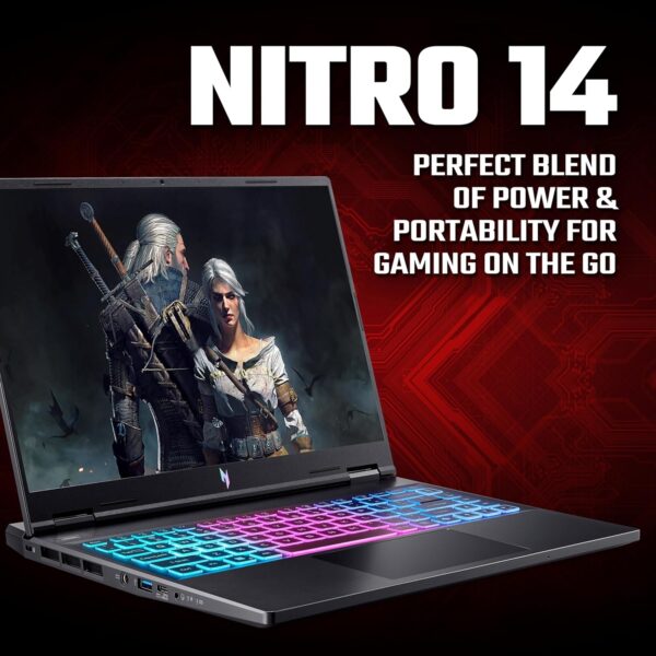 Acer Nitro V 16 ANV16-41 Gaming Laptop - AMD Ryzen 7 8845HS, 16GB, 1TB SSD, NVIDIA GeForce RTX 4060 8G, 16" WUXGA IPS 165Hz, Windows 11, Black - Image 12
