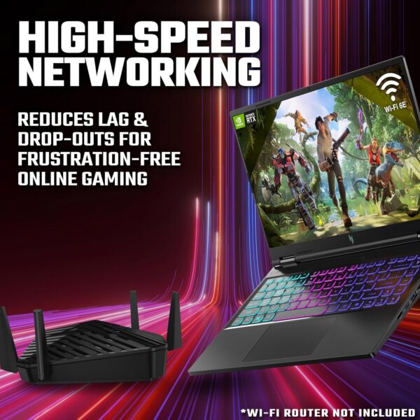 Acer Nitro V 16 ANV16-41 Gaming Laptop - AMD Ryzen 7 8845HS, 16GB, 1TB SSD, NVIDIA GeForce RTX 4060 8G, 16" WUXGA IPS 165Hz, Windows 11, Black - Image 17