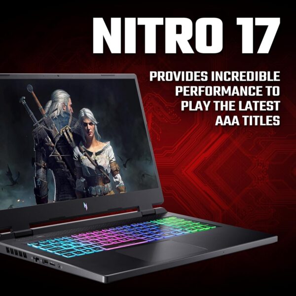 Acer Nitro V 16 ANV16-41 Gaming Laptop - AMD Ryzen 7 8845HS, 16GB, 1TB SSD, NVIDIA GeForce RTX 4060 8G, 16" WUXGA IPS 165Hz, Windows 11, Black - Image 20