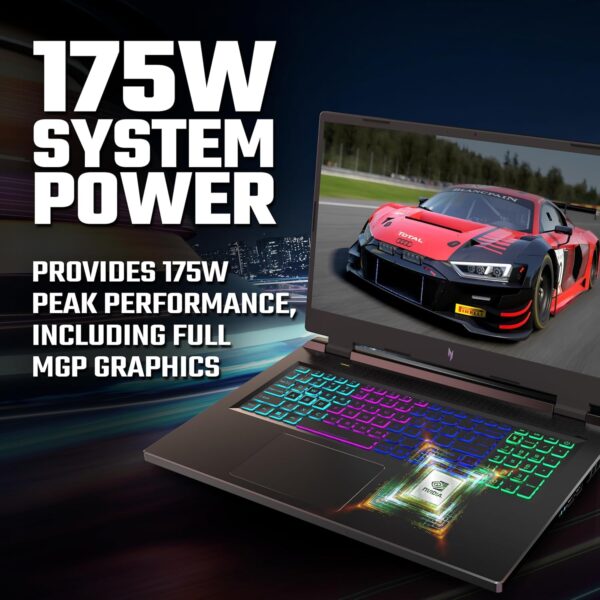 Acer Nitro V 16 ANV16-41 Gaming Laptop - AMD Ryzen 7 8845HS, 16GB, 1TB SSD, NVIDIA GeForce RTX 4060 8G, 16" WUXGA IPS 165Hz, Windows 11, Black - Image 21