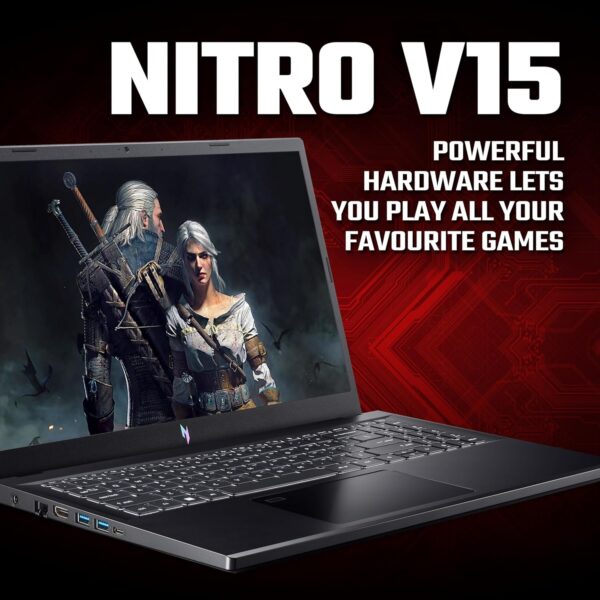 Acer Nitro V 16 ANV16-41 Gaming Laptop - AMD Ryzen 7 8845HS, 16GB, 1TB SSD, NVIDIA GeForce RTX 4060 8G, 16" WUXGA IPS 165Hz, Windows 11, Black - Image 27