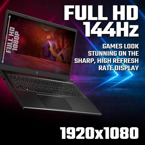 Acer Nitro V 16 ANV16-41 Gaming Laptop - AMD Ryzen 7 8845HS, 16GB, 1TB SSD, NVIDIA GeForce RTX 4060 8G, 16" WUXGA IPS 165Hz, Windows 11, Black - Image 29