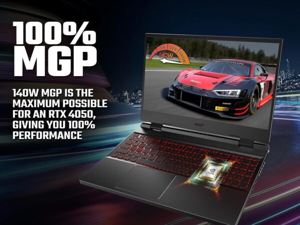 Acer Nitro V 16 ANV16-41 Gaming Laptop - AMD Ryzen 7 8845HS, 16GB, 1TB SSD, NVIDIA GeForce RTX 4060 8G, 16" WUXGA IPS 165Hz, Windows 11, Black - Image 36