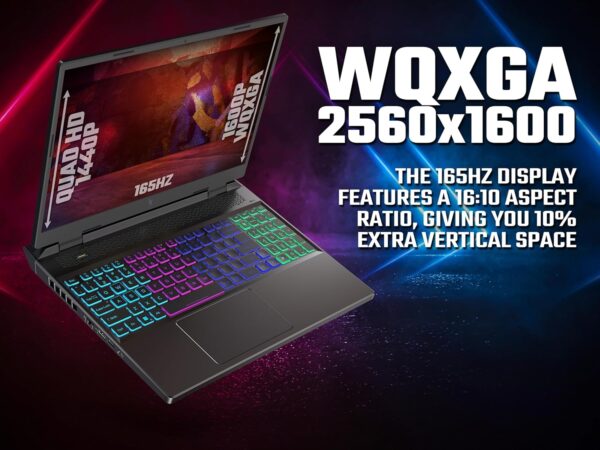 Acer Nitro V 16 ANV16-41 Gaming Laptop - AMD Ryzen 7 8845HS, 16GB, 1TB SSD, NVIDIA GeForce RTX 4060 8G, 16" WUXGA IPS 165Hz, Windows 11, Black - Image 47