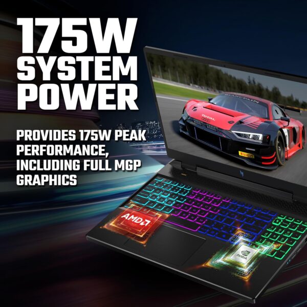 Acer Nitro V 16 ANV16-41 Gaming Laptop - AMD Ryzen 7 8845HS, 16GB, 1TB SSD, NVIDIA GeForce RTX 4060 8G, 16" WUXGA IPS 165Hz, Windows 11, Black - Image 56