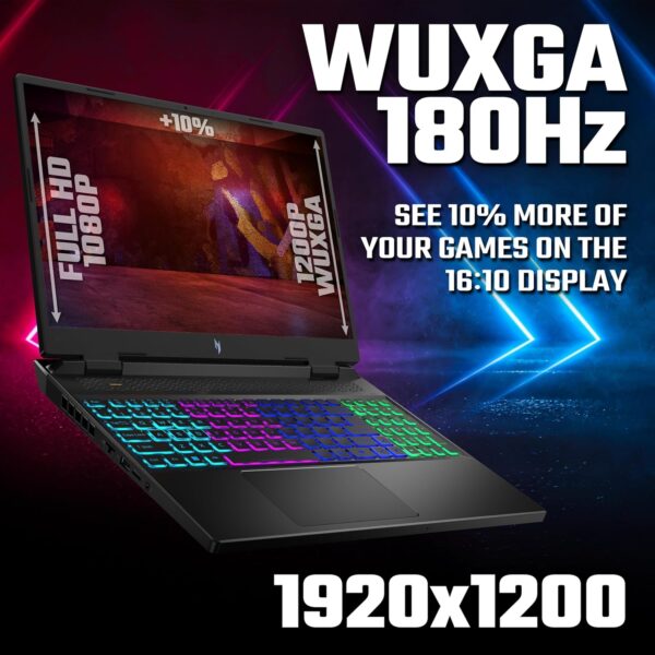 Acer Nitro V 16 ANV16-41 Gaming Laptop - AMD Ryzen 7 8845HS, 16GB, 1TB SSD, NVIDIA GeForce RTX 4060 8G, 16" WUXGA IPS 165Hz, Windows 11, Black - Image 57