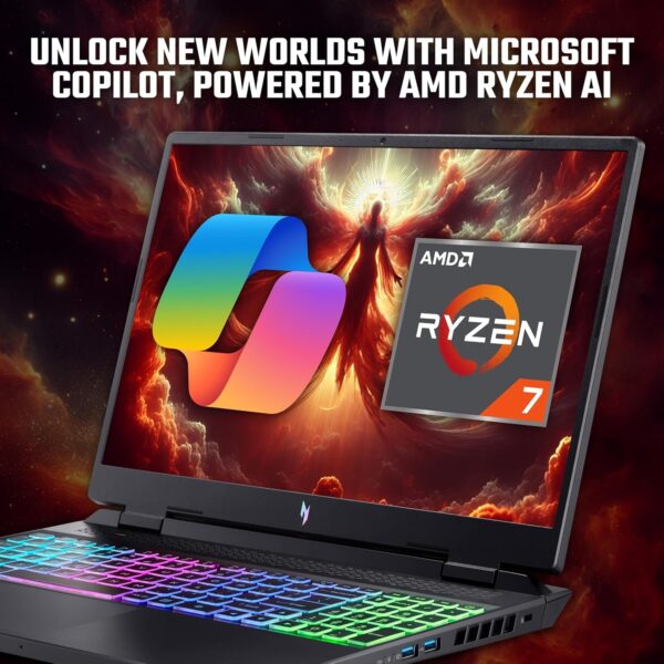 Acer Nitro V 16 ANV16-41 Gaming Laptop - AMD Ryzen 7 8845HS, 16GB, 1TB SSD, NVIDIA GeForce RTX 4060 8G, 16" WUXGA IPS 165Hz, Windows 11, Black - Image 59