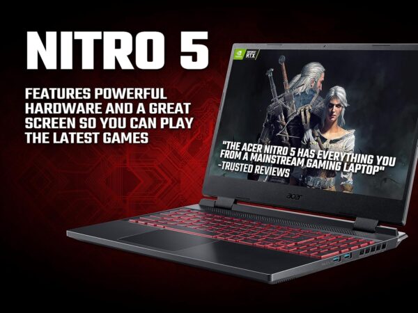 Acer Nitro V 16 ANV16-41 Gaming Laptop - AMD Ryzen 7 8845HS, 16GB, 1TB SSD, NVIDIA GeForce RTX 4060 8G, 16" WUXGA IPS 165Hz, Windows 11, Black - Image 67