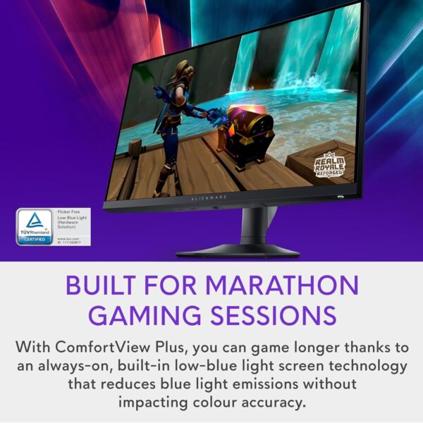 Alienware AW3225QF 32 Inch 4K UHD (3840x2160) 1700R Curved Gaming Monitor, 240Hz, QD OLED, 0.03ms, NVIDIA G-SYNC Compatible, HDR, Dolby Vision, USB-C, DisplayPort, 2x HDMI, 4x USB, 3 Year Warranty - Image 18
