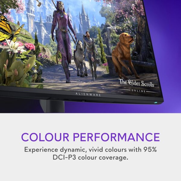Alienware AW3225QF 32 Inch 4K UHD (3840x2160) 1700R Curved Gaming Monitor, 240Hz, QD OLED, 0.03ms, NVIDIA G-SYNC Compatible, HDR, Dolby Vision, USB-C, DisplayPort, 2x HDMI, 4x USB, 3 Year Warranty - Image 45