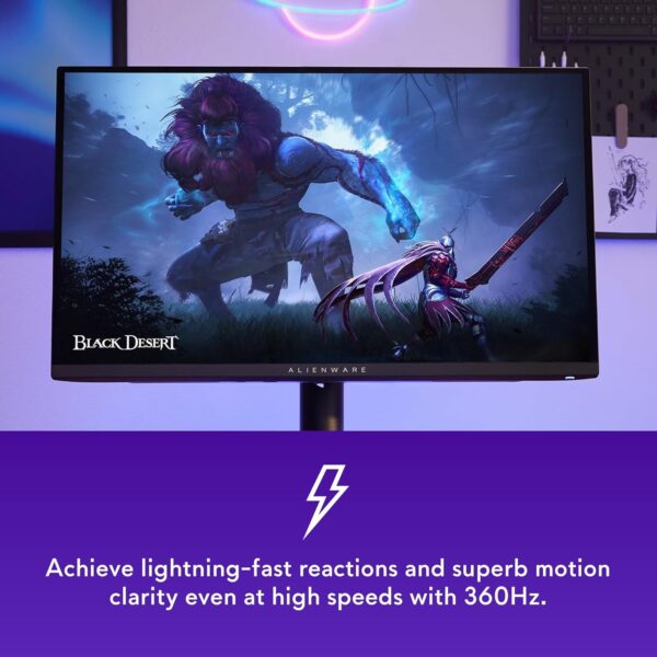 Alienware AW3225QF 32 Inch 4K UHD (3840x2160) 1700R Curved Gaming Monitor, 240Hz, QD OLED, 0.03ms, NVIDIA G-SYNC Compatible, HDR, Dolby Vision, USB-C, DisplayPort, 2x HDMI, 4x USB, 3 Year Warranty - Image 60