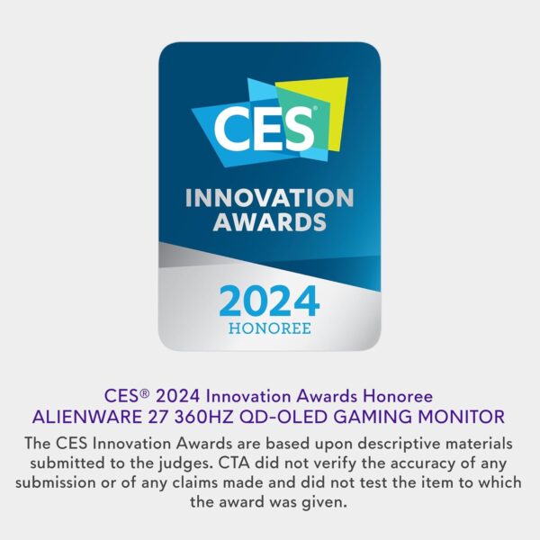 Alienware AW3225QF 32 Inch 4K UHD (3840x2160) 1700R Curved Gaming Monitor, 240Hz, QD OLED, 0.03ms, NVIDIA G-SYNC Compatible, HDR, Dolby Vision, USB-C, DisplayPort, 2x HDMI, 4x USB, 3 Year Warranty - Image 63