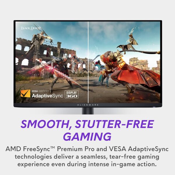Alienware AW3225QF 32 Inch 4K UHD (3840x2160) 1700R Curved Gaming Monitor, 240Hz, QD OLED, 0.03ms, NVIDIA G-SYNC Compatible, HDR, Dolby Vision, USB-C, DisplayPort, 2x HDMI, 4x USB, 3 Year Warranty - Image 64