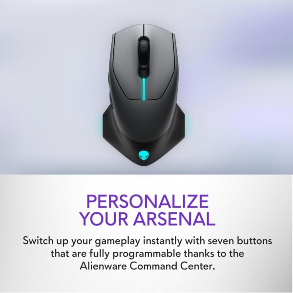 Alienware Wireless Gaming Mouse - AW620M (Dark Side of the Moon) - Image 26