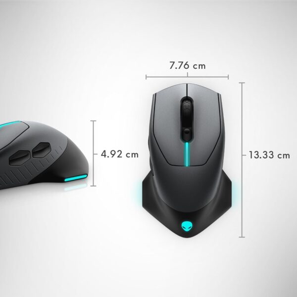 Alienware Wireless Gaming Mouse - AW620M (Dark Side of the Moon) - Image 27