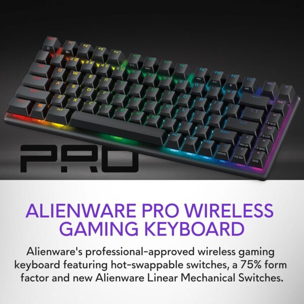 Alienware 510K Low-Profile RGB Mechanical Gaming Keyboard, US Layout - AW510K (Dark Side Of The Moon) - Image 19