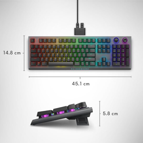 Alienware 510K Low-Profile RGB Mechanical Gaming Keyboard, US Layout - AW510K (Dark Side Of The Moon) - Image 47