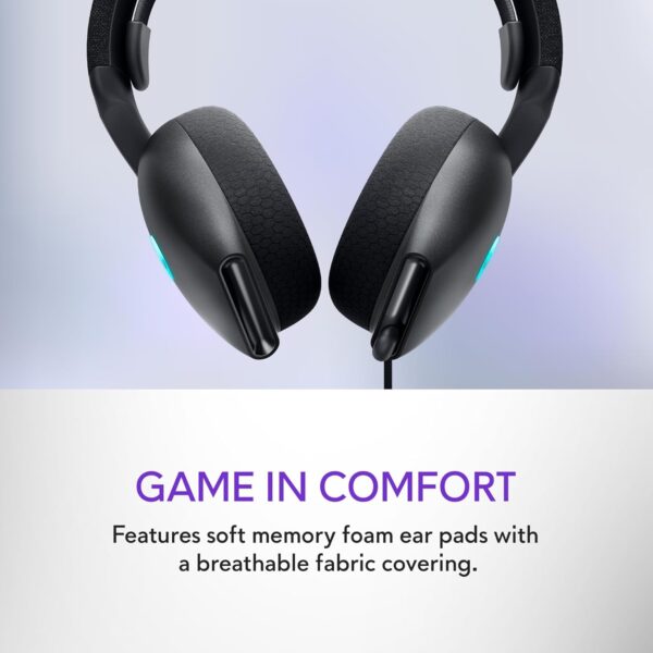 Dell Alienware Wired Gaming Headset - AW520H (Lunar Light) - Image 13