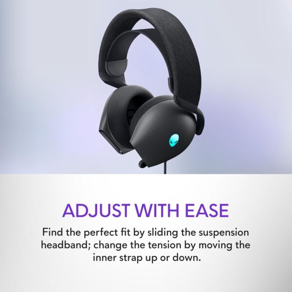 Dell Alienware Wired Gaming Headset - AW520H (Lunar Light) - Image 14
