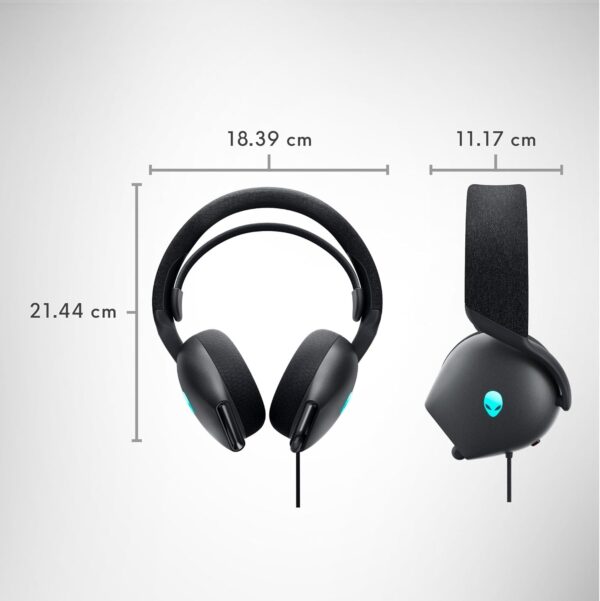 Dell Alienware Wired Gaming Headset - AW520H (Lunar Light) - Image 17