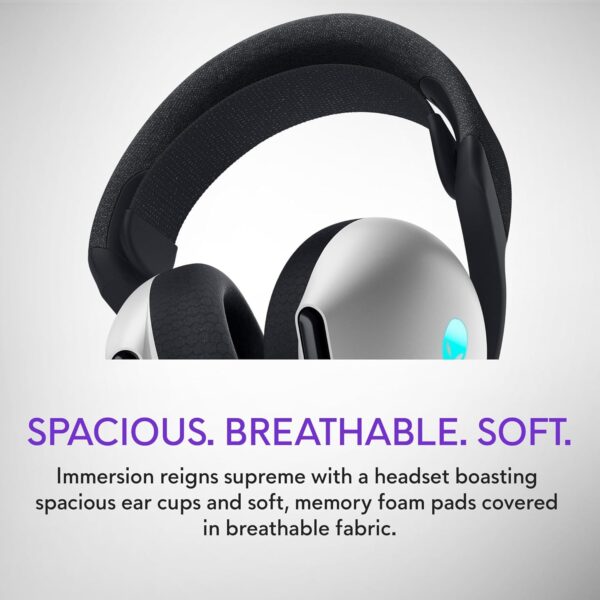 Dell Alienware Wired Gaming Headset - AW520H (Lunar Light) - Image 38