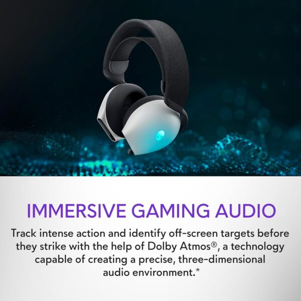 Dell Alienware Wired Gaming Headset - AW520H (Lunar Light) - Image 39