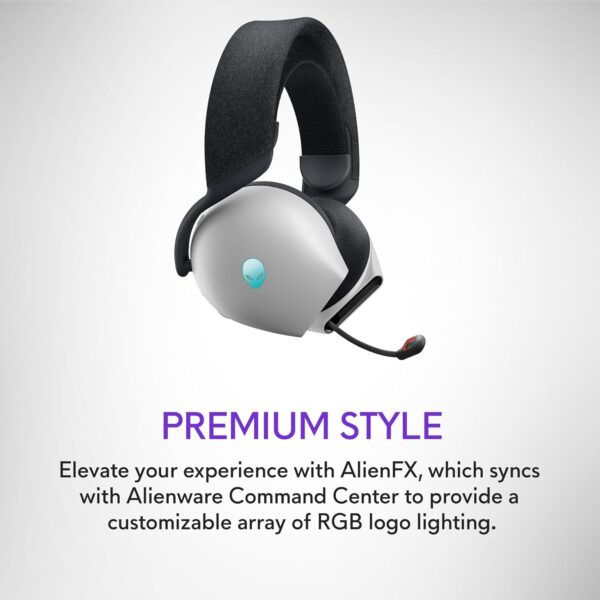 Dell Alienware Wired Gaming Headset - AW520H (Lunar Light) - Image 44