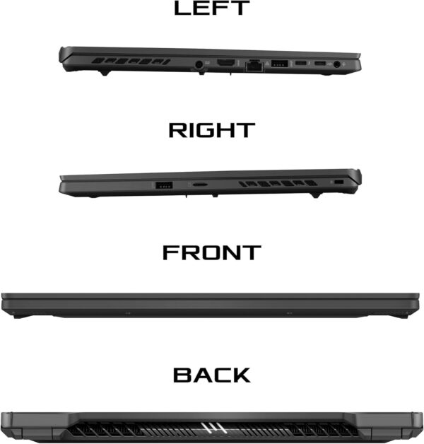 MESH Computers ASUS ROG Zephyrus G16 GU603VI Gaming Laptop (Intel Core i9-13900H (13th Gen), 48 GB DDR4-SDRAM, 2000 GB SSD, NVIDIA GeForce RTX 4070, 16" WQXGA, Windows 11 Pro) - Image 9