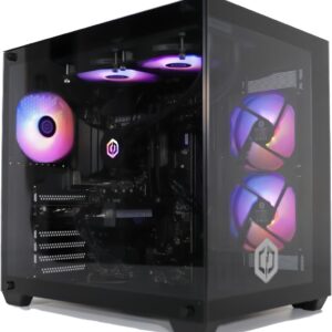 CyberPowerPC Luxe Gaming PC - Intel Core i9-12900KF, Nvidia RTX 4080 Super 16GB, 32GB RAM, 1TB NVMe SSD, 750W 80+ PSU, Wi-Fi, Liquid Cooling, Windows 11, Ark RGB