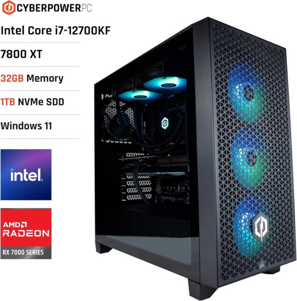 CyberPowerPC Luxe Gaming PC - Intel Core i9-12900KF, Nvidia RTX 4080 Super 16GB, 32GB RAM, 1TB NVMe SSD, 750W 80+ PSU, Wi-Fi, Liquid Cooling, Windows 11, Ark RGB - Image 26