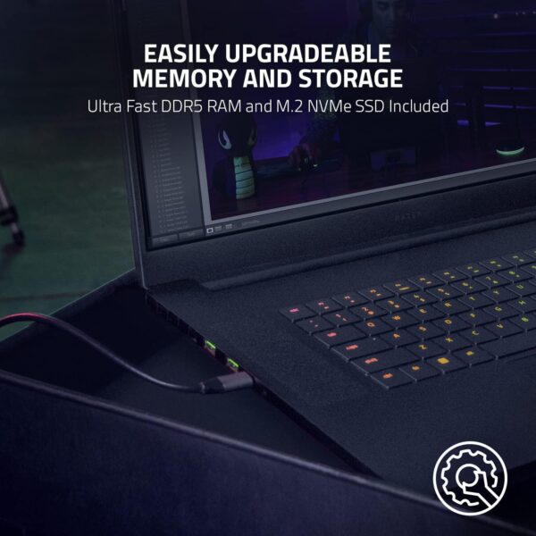 Razer Blade 18 (2023) - 18 Inch Gaming-Laptop - NVIDIA RTX 4090 - Intel Core i9-13950HX - 18" QHD+ 240Hz Display (32GB DDR5 5600MHz, 2TB PCIe NVME SSD) UK-Layout | Black - Image 6