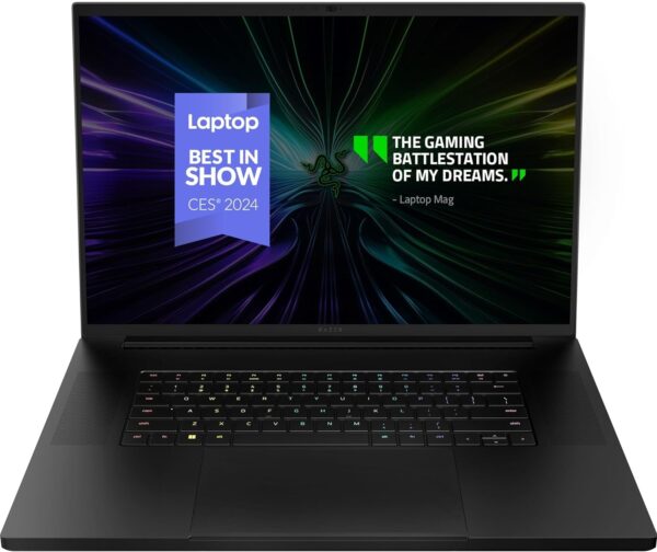 Razer Blade 18 (2023) - 18 Inch Gaming-Laptop - NVIDIA RTX 4090 - Intel Core i9-13950HX - 18" QHD+ 240Hz Display (32GB DDR5 5600MHz, 2TB PCIe NVME SSD) UK-Layout | Black - Image 13