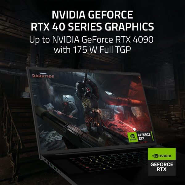 Razer Blade 18 (2023) - 18 Inch Gaming-Laptop - NVIDIA RTX 4090 - Intel Core i9-13950HX - 18" QHD+ 240Hz Display (32GB DDR5 5600MHz, 2TB PCIe NVME SSD) UK-Layout | Black - Image 24