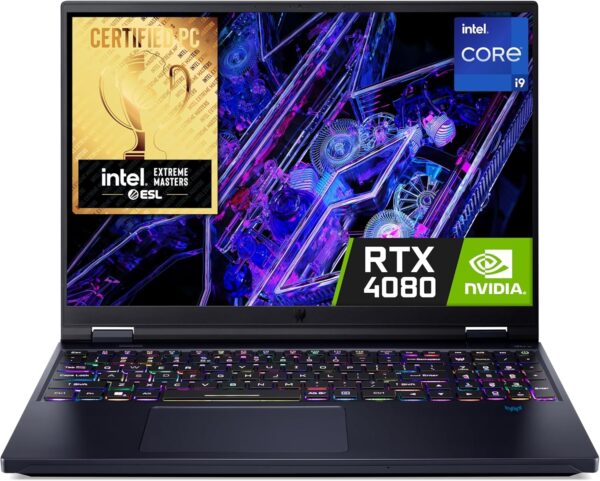 Acer Predator Helios Neo 16 PHN16-72 Gaming Laptop - Intel Core i7-14650HX, 16GB, 1TB SSD, NVIDIA GeForce RTX 4060 8G, 16" WQXGA IPS 165Hz, Windows 11, Black - Image 12