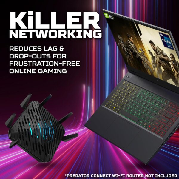 Acer Predator Helios Neo 16 PHN16-72 Gaming Laptop - Intel Core i7-14650HX, 16GB, 1TB SSD, NVIDIA GeForce RTX 4060 8G, 16" WQXGA IPS 165Hz, Windows 11, Black - Image 30