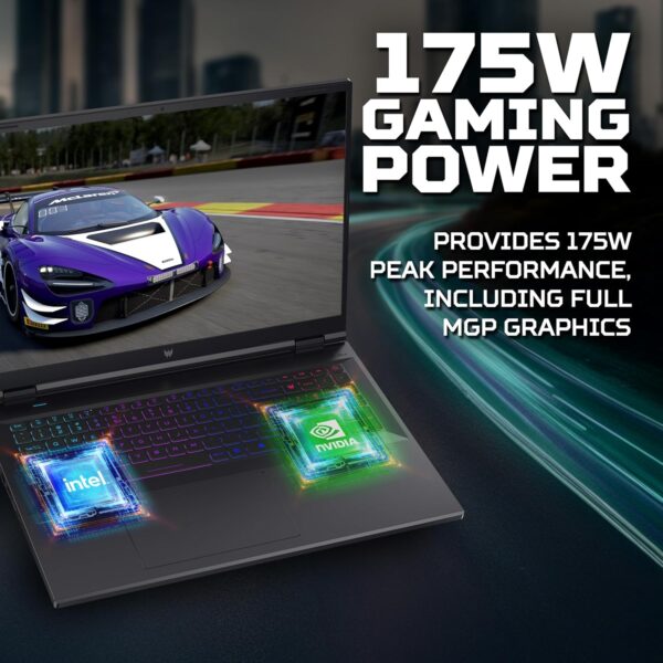 Acer Predator Helios Neo 16 PHN16-72 Gaming Laptop - Intel Core i7-14650HX, 16GB, 1TB SSD, NVIDIA GeForce RTX 4060 8G, 16" WQXGA IPS 165Hz, Windows 11, Black - Image 34