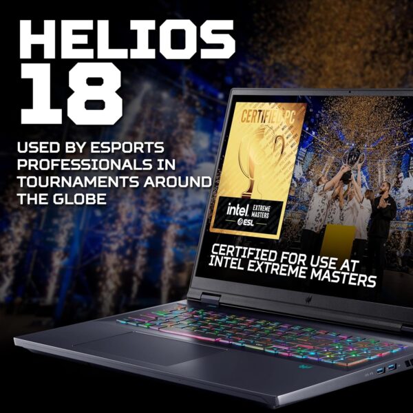 Acer Predator Helios Neo 16 PHN16-72 Gaming Laptop - Intel Core i7-14650HX, 16GB, 1TB SSD, NVIDIA GeForce RTX 4060 8G, 16" WQXGA IPS 165Hz, Windows 11, Black - Image 42