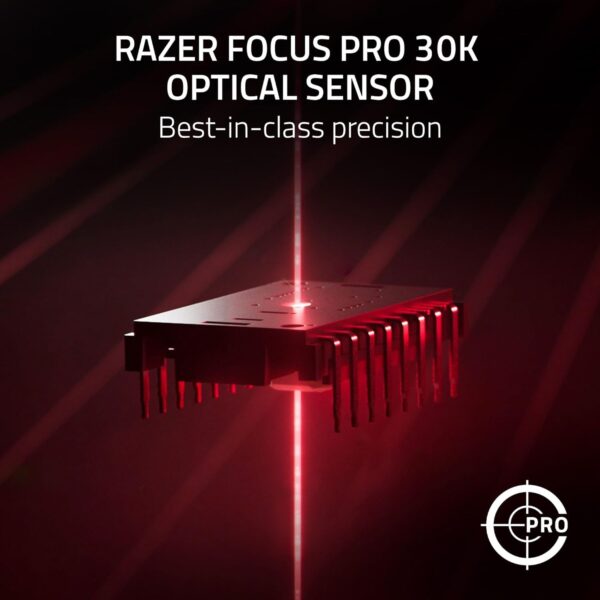 Razer Viper V3 HyperSpeed - Wireless Esports Mouse (Focus Pro 30K Optical Sensor, Up to 280 hours of Battery Life, Mechanical Mouse Switches Gen-2, 4000 Hz Wireless Polling Rate) Black - Image 2