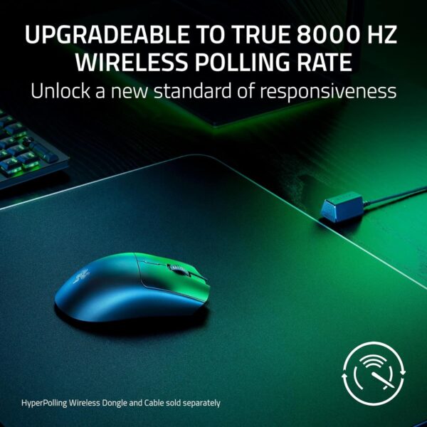 Razer Viper V3 HyperSpeed - Wireless Esports Mouse (Focus Pro 30K Optical Sensor, Up to 280 hours of Battery Life, Mechanical Mouse Switches Gen-2, 4000 Hz Wireless Polling Rate) Black - Image 6