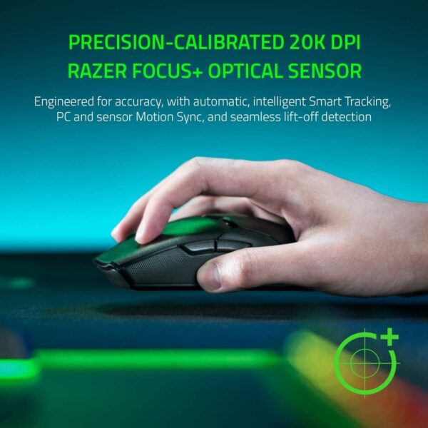 Razer Viper V3 HyperSpeed - Wireless Esports Mouse (Focus Pro 30K Optical Sensor, Up to 280 hours of Battery Life, Mechanical Mouse Switches Gen-2, 4000 Hz Wireless Polling Rate) Black - Image 15