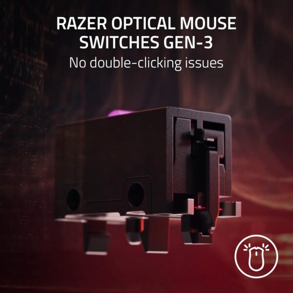 Razer Viper V3 HyperSpeed - Wireless Esports Mouse (Focus Pro 30K Optical Sensor, Up to 280 hours of Battery Life, Mechanical Mouse Switches Gen-2, 4000 Hz Wireless Polling Rate) Black - Image 37