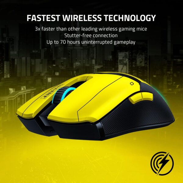 Razer Viper V3 HyperSpeed - Wireless Esports Mouse (Focus Pro 30K Optical Sensor, Up to 280 hours of Battery Life, Mechanical Mouse Switches Gen-2, 4000 Hz Wireless Polling Rate) Black - Image 46
