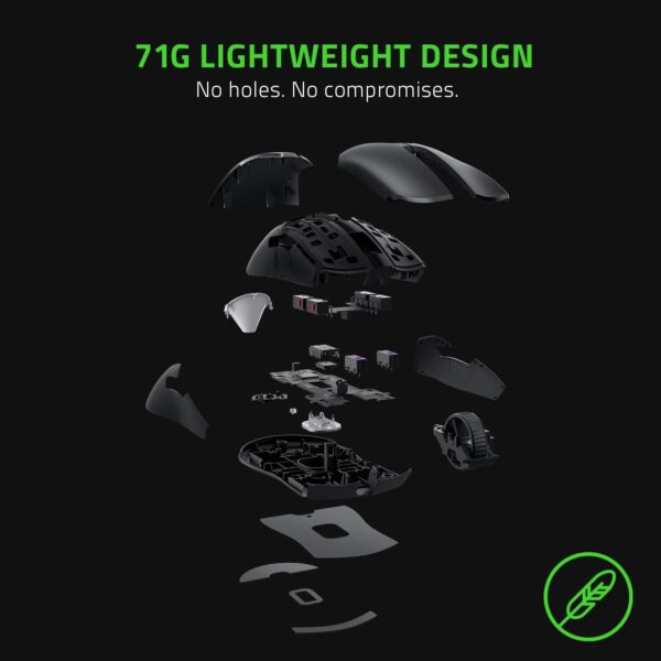 Razer Viper V3 HyperSpeed - Wireless Esports Mouse (Focus Pro 30K Optical Sensor, Up to 280 hours of Battery Life, Mechanical Mouse Switches Gen-2, 4000 Hz Wireless Polling Rate) Black - Image 57