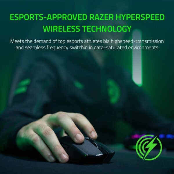 Razer Viper V3 HyperSpeed - Wireless Esports Mouse (Focus Pro 30K Optical Sensor, Up to 280 hours of Battery Life, Mechanical Mouse Switches Gen-2, 4000 Hz Wireless Polling Rate) Black - Image 73