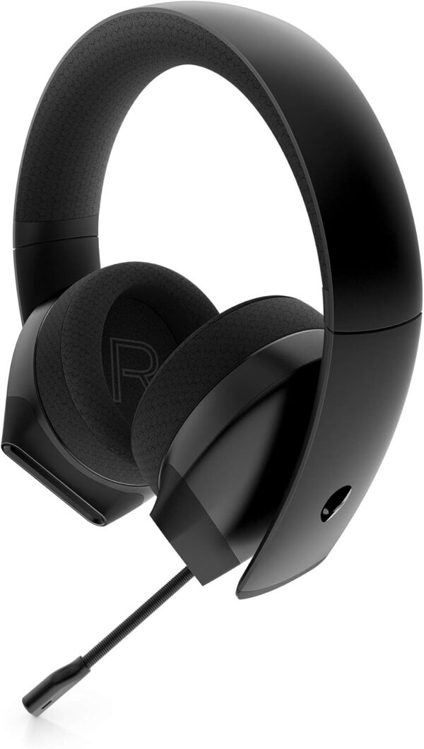 Alienware Stereo PC Gaming Headset AW310H: 50mm Hi-Res Drivers - Sports Fabric Memory Foam Earpads - Works with PS4, Xbox One & Switch via 3.5mm Jack